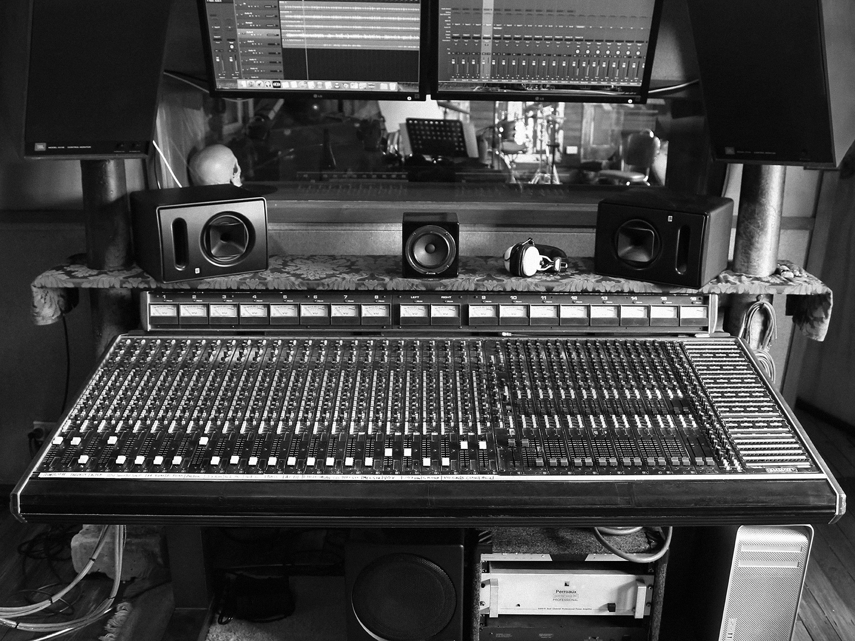 Sublime Studio control room with Neve mixing desk